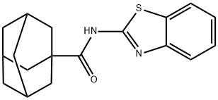 35871-25-1 N-(1,3-benzothiazol-2-yl)tricyclo[3.3.1.1~3,7~]decane-1-carboxamide