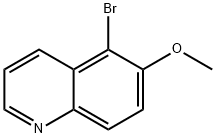 5-溴-6-甲氧基喹啉, 36023-01-5, 结构式