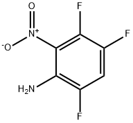 3,4,6-トリフルオロ-2-ニトロアニリン 化学構造式