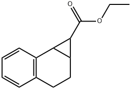 ETHYL 1A,2,3,7B-TETRAHYDRO-1H-CYCLOPROPA(A)NAPHTHALENE-1-CARBOXYLATE Struktur