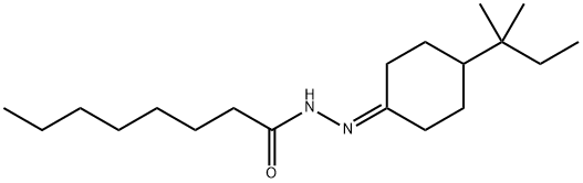 N'-(4-(tert-pentyl)cyclohexylidene)octanehydrazide Structure