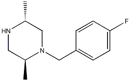 Piperazine, 1-[(4-fluorophenyl)methyl]-2,5-dimethyl-, (2S,5R)-
|Piperazine, 1-[(4-fluorophenyl)methyl]-2,5-dimethyl-, (2S,5R)-
