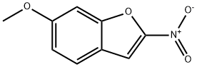 6-Methoxy-2-nitrobenzofuran Struktur
