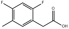 (2,4-Difluoro-5-methyl-phenyl)-acetic acid 结构式