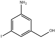 (3-氨基-5-碘苯基)甲醇,368435-46-5,结构式