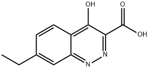 7-Ethyl-4-oxo-1,4-dihydrocinnoline-3-carboxylic acid Structure