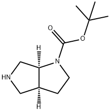 (3aS, 6aS)-Hexahydro-pyrrolo[3,4-b]pyrrole-1-carboxylic acid tert-butyl ester Structure