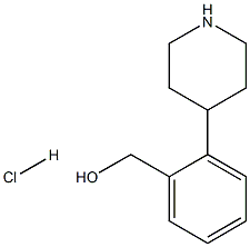 (2-(Piperidin-4-yl)phenyl)methanol hydrochloride Structure