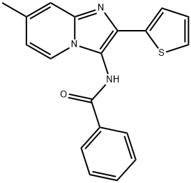 N-[7-methyl-2-(thiophen-2-yl)imidazo[1,2-a]pyridin-3-yl]benzamide|