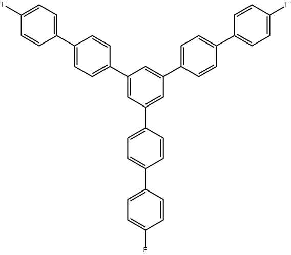 1,3,5-Tris(4'-fluorobiphenyl-4-yl)benzene Structure