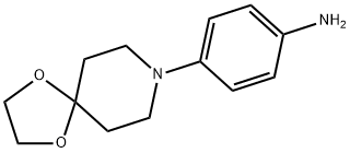 4-(1,4-dioxa-8-azaspiro[4.5]dec-8-yl)benzenamine 结构式
