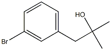 1-(3-Bromophenyl)-2-methylpropan-2-ol 化学構造式