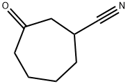 3-oxoCycloheptanecarbonitrile Struktur