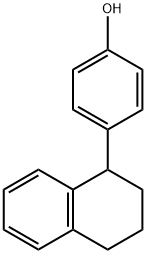 4-(1,2,3,4-tetrahydro-1-naphthalenyl)phenol 化学構造式