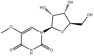 5-Methoxy-4-thiouridine, 37805-89-3, 结构式