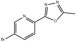5-bromo-2-(5-methyl-1,3,4-oxadiazol-2-yl)Pyridine Structure