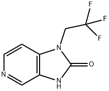 1-(2,2,2-trifluoroethyl)-1H-imidazo[4,5-c]pyridin-2(3H)-one Structure