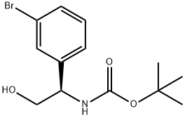 Carbamic acid, [(1R)-1-(3-bromophenyl)-2-hydroxyethyl]-, 1,1-dimethylethyl ester (9CI)