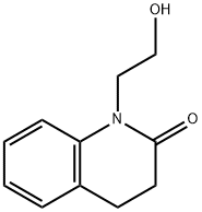 1-(2-hydroxyethyl)-3,4-dihydroquinolin-2(1H)-one Struktur