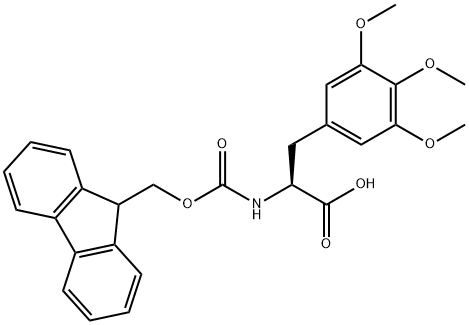 Fmoc-3,4,5-trimethoxyl-L-phenylalanine Structure