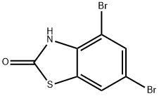 4,6-Dibromo-2-hydroxybenzothiazole 结构式