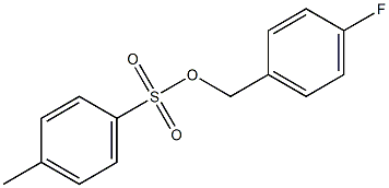 Benzenemethanol, 4-fluoro-, 4-methylbenzenesulfonate
 Struktur