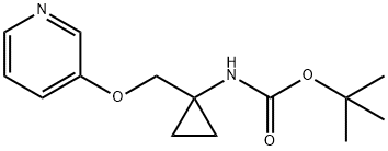 tert-Butyl (1-((pyridin-3-yloxy)methyl)cyclopropyl)carbamate,387845-56-9,结构式