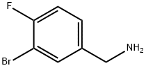 (3-bromo-4-fluorophenyl)methanamine, 388072-39-7, 结构式