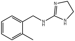 4,5-二氢-N-[(2-甲基苯基)甲基]-1H-咪唑-2-胺, 38941-29-6, 结构式