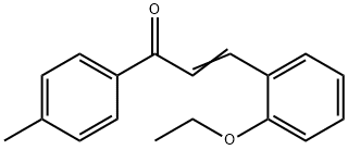 2-ETHOXY-4'-METHYLCHALCONE 结构式