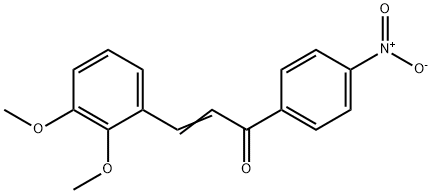 2,3-DIMETHOXY-4'-NITROCHALCONE 结构式