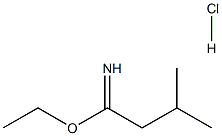 3-メチルブタンカルボキシイミド酸エチル塩酸塩 化学構造式