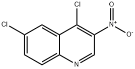 4,6-二氯-3-硝基喹啉, 39487-85-9, 结构式