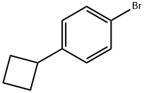 1-bromo-4-cyclobutyl-benzene 化学構造式