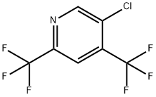 5-Chloro-2,4-bis(trifluoromethyl)pyridine,400-79-3,结构式