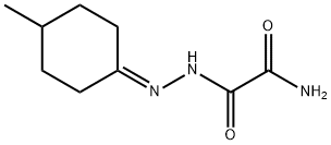 2-(2-(4-methylcyclohexylidene)hydrazinyl)-2-oxoacetamide Struktur