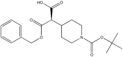 (R)-2-(((苄氧基)羰基)氨基)-2-(1-(叔丁氧基羰基)哌啶-4-基)乙酸,400888-22-4,结构式