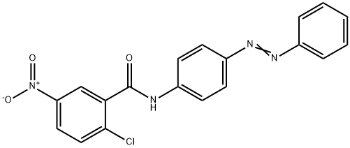 (E)-2-chloro-5-nitro-N-(4-(phenyldiazenyl)phenyl)benzamide,403846-72-0,结构式