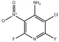 3-Chloro-2,6-difluoro-5-nitropyridin-4-amine 结构式