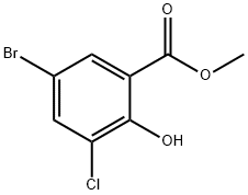 4068-72-8 methyl 5-bromo-3-chloro-2-hydroxybenzoate