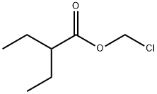 2-乙基丁酸氯甲酯 结构式