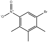 1-BROMO-2,3,4-TRIMETHYL-5-NITRO-BENZENE Struktur