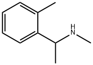 METHYL[1-(2-METHYLPHENYL)ETHYL]AMINE Structure