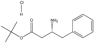 (R)-3-氨基-4-苯基丁酸叔丁酯盐酸盐,422324-39-8,结构式