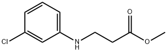 methyl 3-((3-chlorophenyl)amino)propanoate Structure