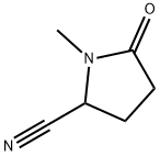 1-methyl-5-oxopyrrolidine-2-carbonitrile 结构式