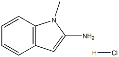 1-甲基-1H-吲哚-2-胺盐酸盐,42456-82-6,结构式