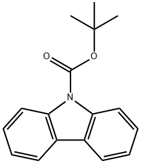 9H-Carbazole-9-carboxylic acid, 1,1-dimethylethyl ester Struktur