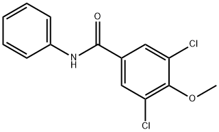O-(3,5-dichloro-4-methoxybenzoyl)-N-phenylhydroxylamine,428458-98-4,结构式