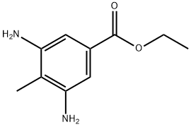 3,5-Diamino-4-methyl-benzoic acid ethyl ester Struktur